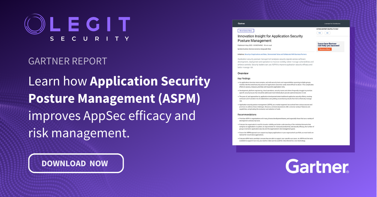 Gartner® Report: Innovation Insight for Application Security Posture ...